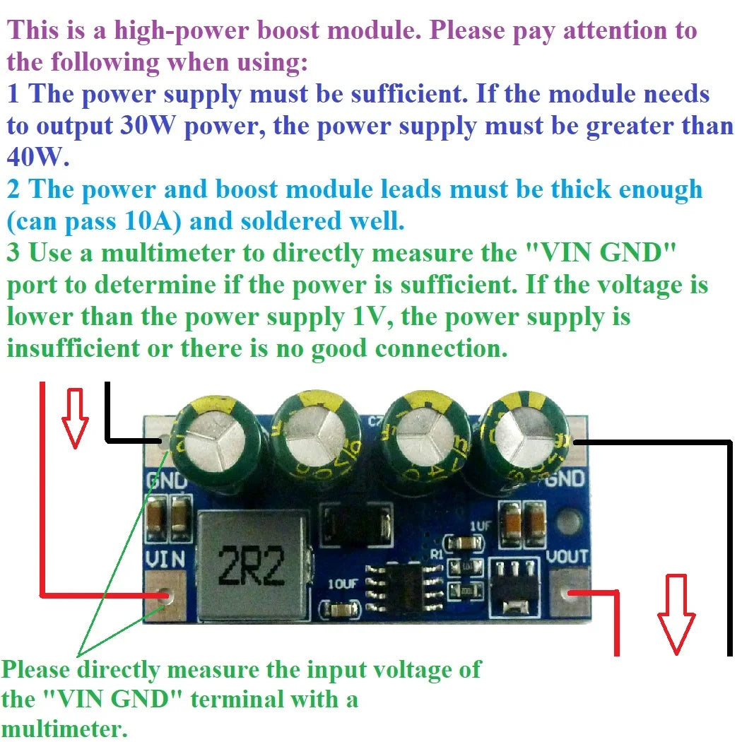 High-Power Boost Converter – 5A DC Module