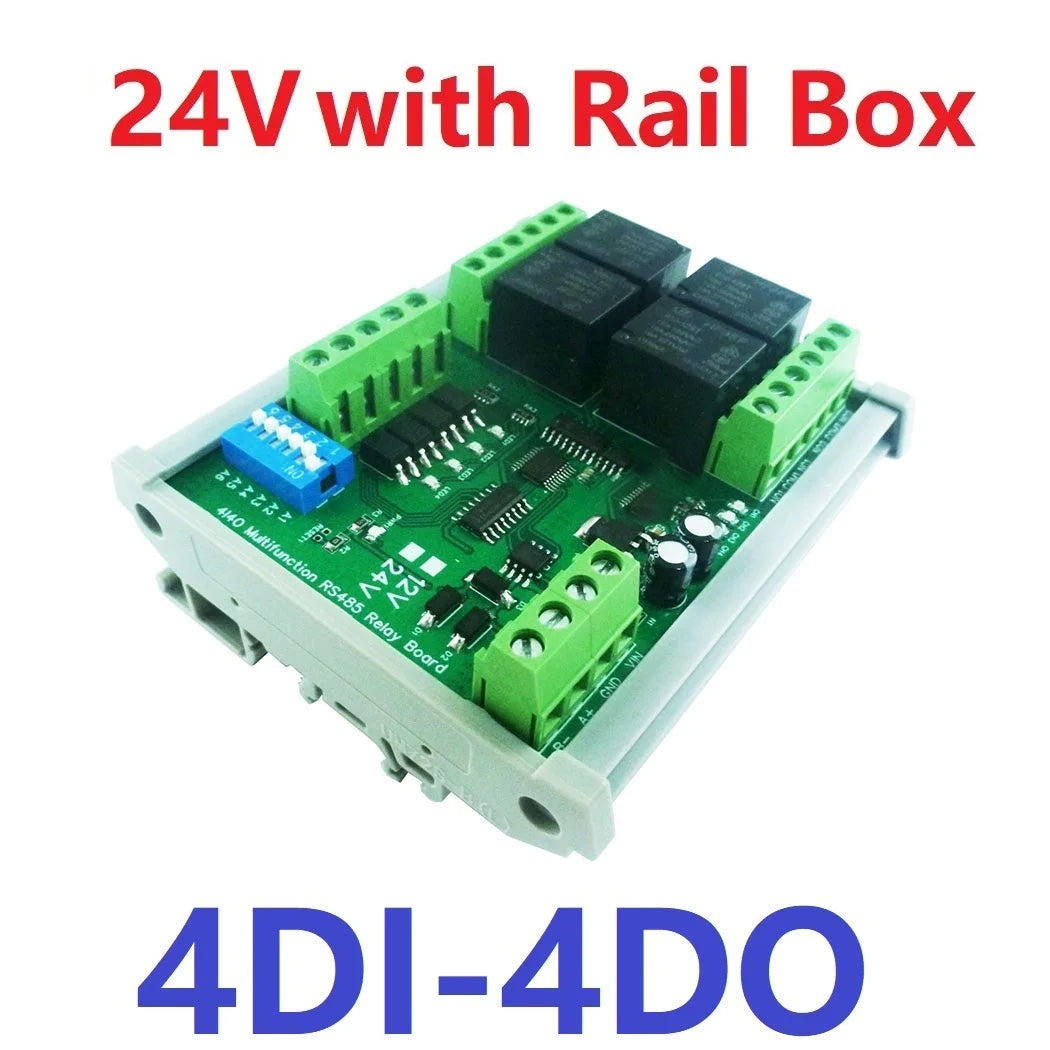 Modbus RTU Relay Board – 24V, 10A, 1–12 Channels