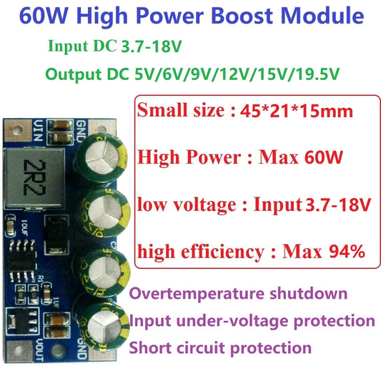 High-Power Boost Converter – 5A DC Module