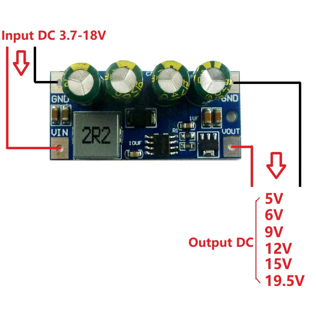 High-Power Boost Converter – 5A DC Module
