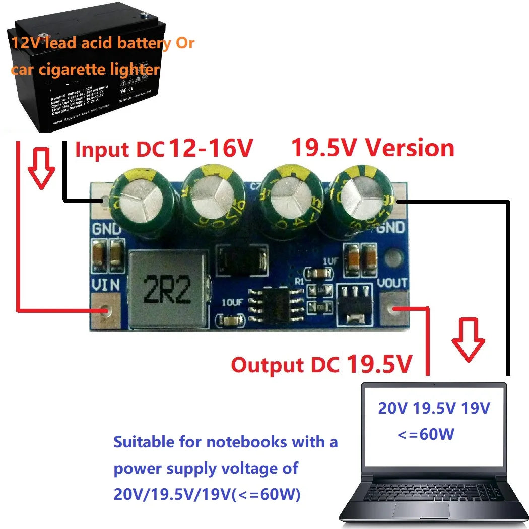 High-Power Boost Converter – 5A DC Module