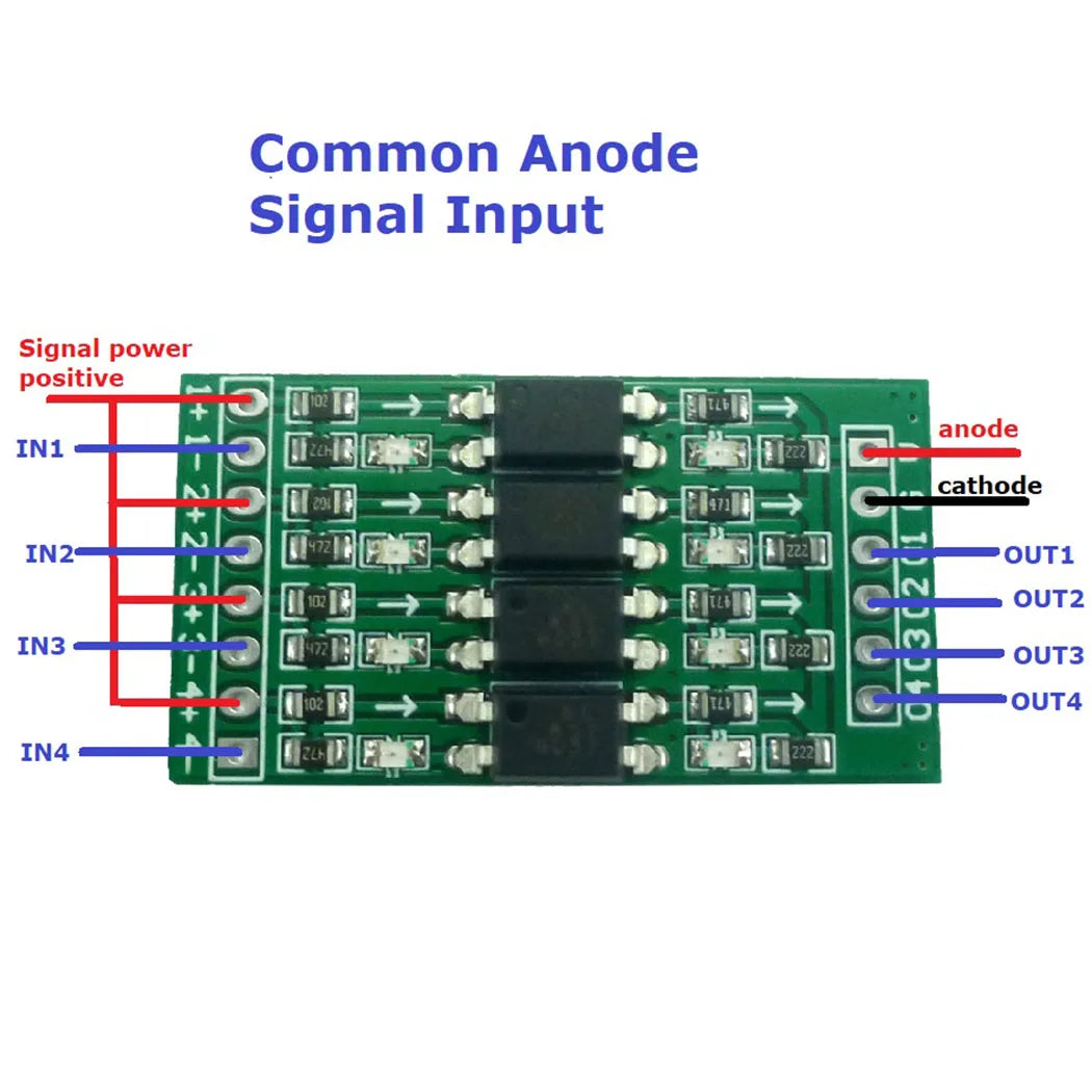 Digital Level Shifter Module – 3.3V to 24V, optical-Isolated