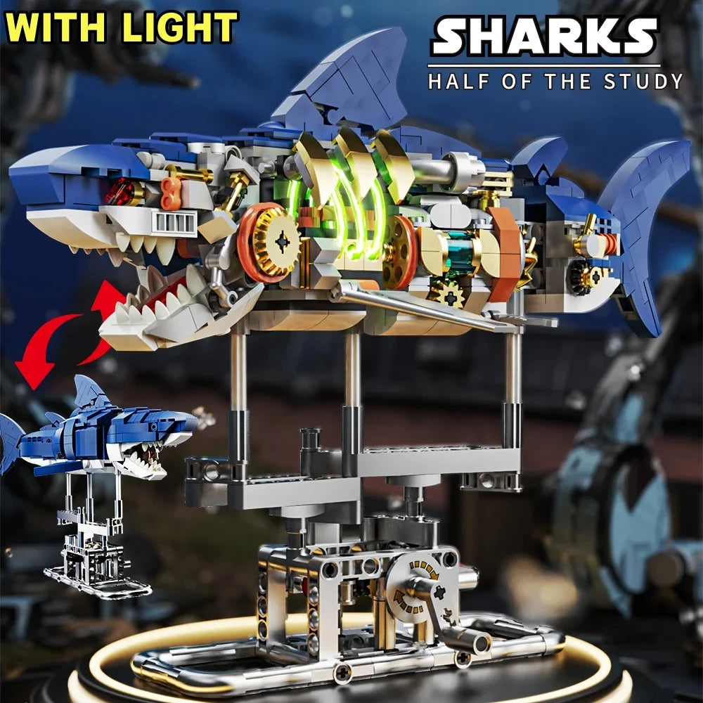 DIY Mechanical Animal Blocks – Sea & Land Creatures