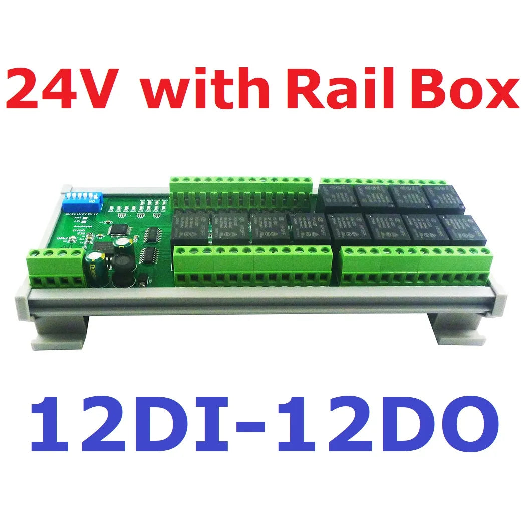 Modbus RTU Relay Board – 24V, 10A, 1–12 Channels