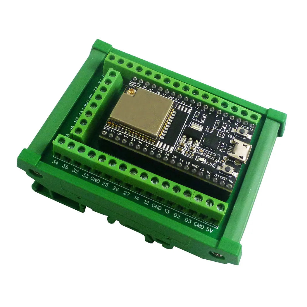 DIN Rail Terminal Adapter module for ESP32/Arduino