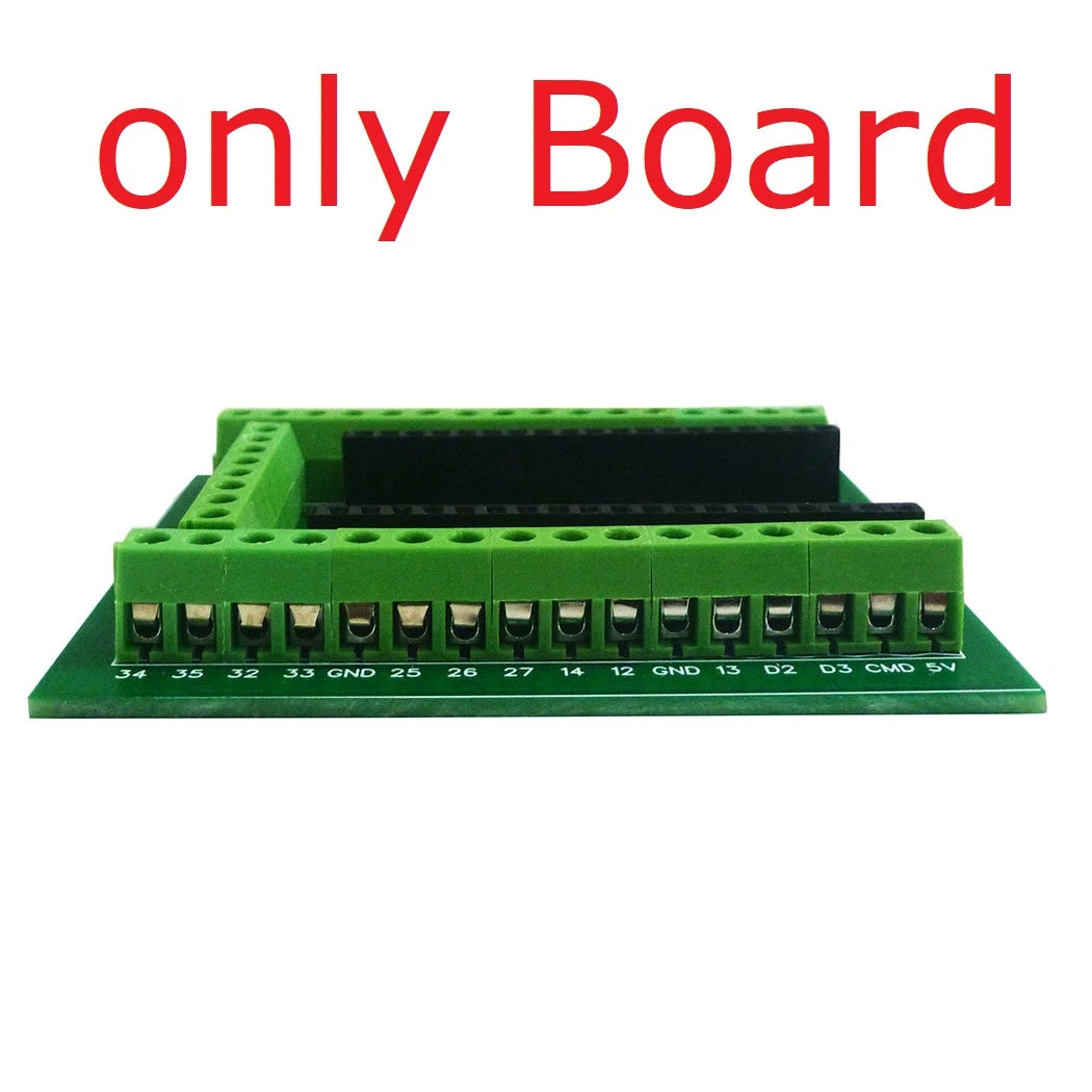 DIN Rail Terminal Adapter module for ESP32/Arduino