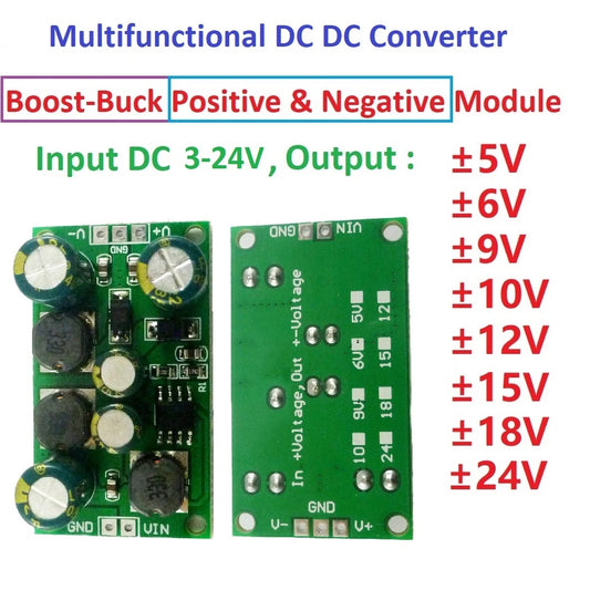 Multifunction DC Voltage Regulator (±5V–24V)