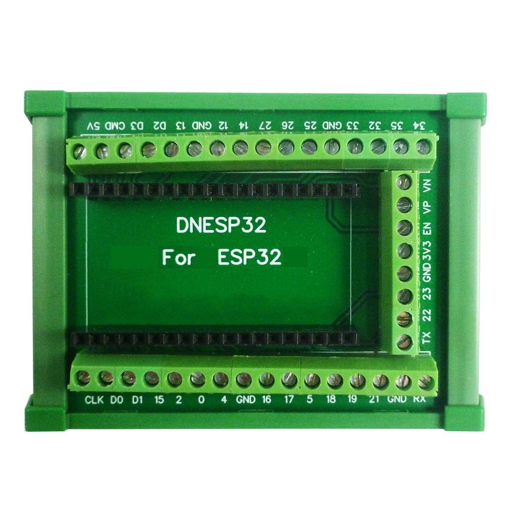 DIN Rail Terminal Adapter module for ESP32/Arduino