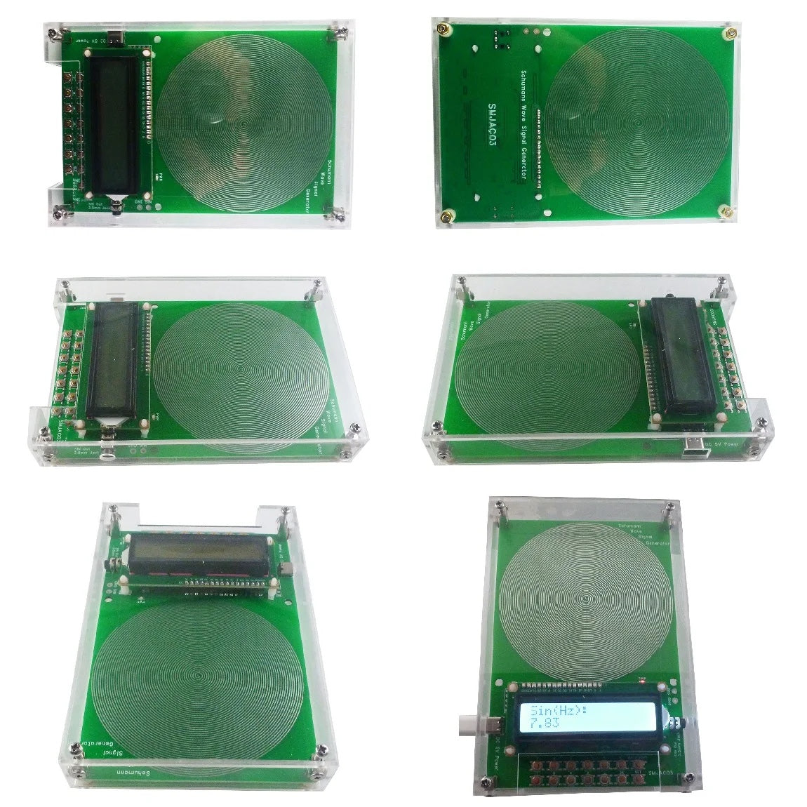 Schumann Wave Generator – Acrylic Shell, 3.5mm Output