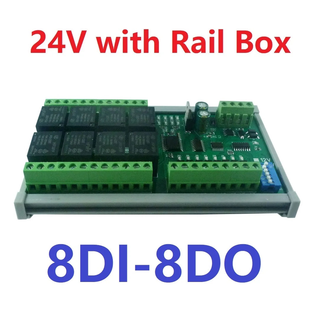 Modbus RTU Relay Board – 24V, 10A, 1–12 Channels